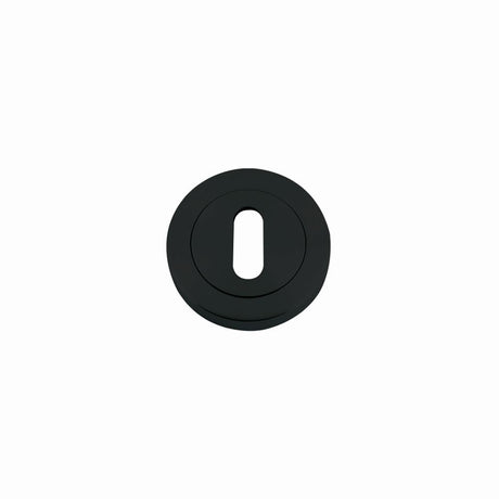 High quality image of the STANZA - Escutcheon Standard Profile (50mm Dia.) - Black | Sku. zpz002-omb | available to order from Trade Door Handles.
