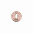 High quality image of the STANZA - Escutcheon Standard Profile (50mm Dia.) - Tuscan Rose Gold | Sku. zpz002-trg | available to order from Trade Door Handles.