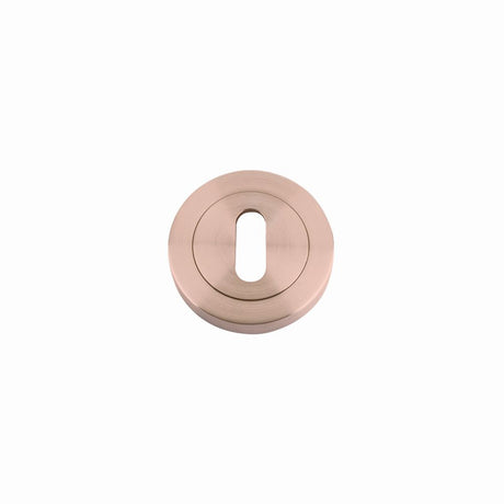 High quality image of the STANZA - Escutcheon Standard Profile (50mm Dia.) - Tuscan Rose Gold | Sku. zpz002-trg | available to order from Trade Door Handles.