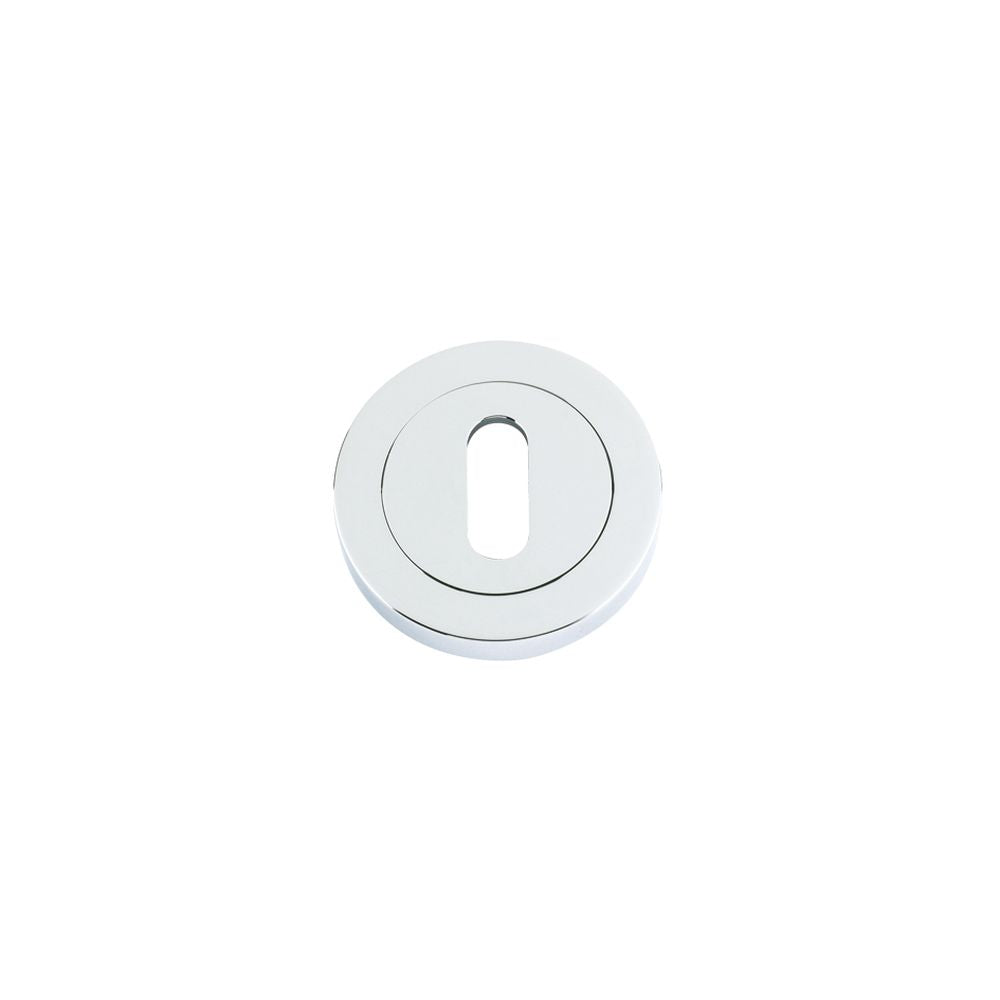High quality image of the STANZA - Standard Profile Escutcheon 50mm dia - Polished Chrome | Sku. zpz002cp | available to order from Trade Door Handles.