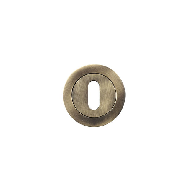 High quality image of the STANZA - Standard Profile Escutcheon 50mm dia - Bronze | Sku. zpz002fb | available to order from Trade Door Handles.