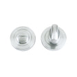High quality image of the STANZA - Turn and Release complete with Escutcheons and 5mm spindle 50mm dia - Satin Chrome | Sku. zpz004sc | available to order from Trade Door Handles.