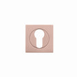 High quality image of the STANZA - Square Escutcheon - Euro Profile - Tuscan Rose Gold | Sku. zpzsq001-trg | available to order from Trade Door Handles.