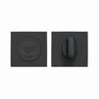 High quality image of the STANZA - Turn & Release - on Square rose - Black | Sku. zpzsq004-omb | available to order from Trade Door Handles.