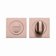 High quality image of the STANZA - Turn & Release - on Square rose - Tuscan Rose Gold | Sku. zpzsq004-trg | available to order from Trade Door Handles.