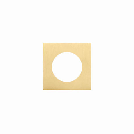 High quality image of the STANZA - ZPZ Spare Square Rose Pack - Favo Satin Brass | Sku. zpzsqsr-fsb | available to order from Trade Door Handles.