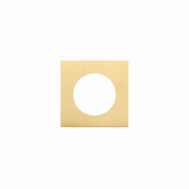 High quality image of the STANZA - ZPZ Spare Square Rose Pack - Favo Satin Brass | Sku. zpzsqsr-fsb | available to order from Trade Door Handles.