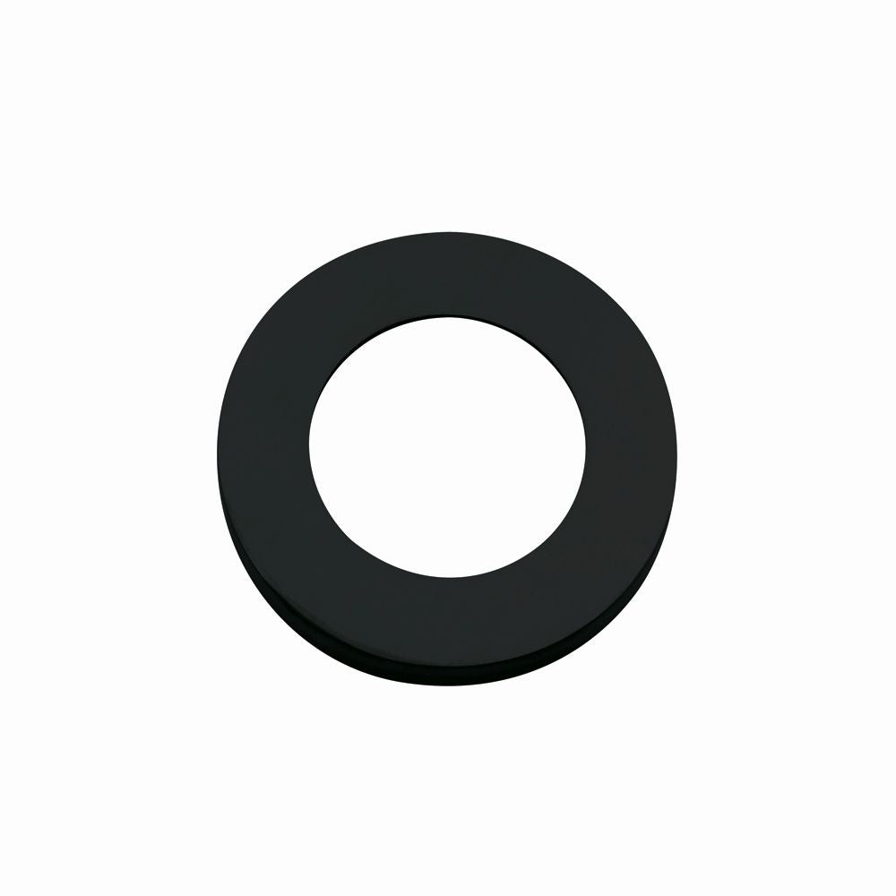 High quality image of the STANZA - Spare ZPZ Screw On Outer Roses - 2x Covers Only - Black | Sku. zpzsr-omb | available to order from Trade Door Handles.