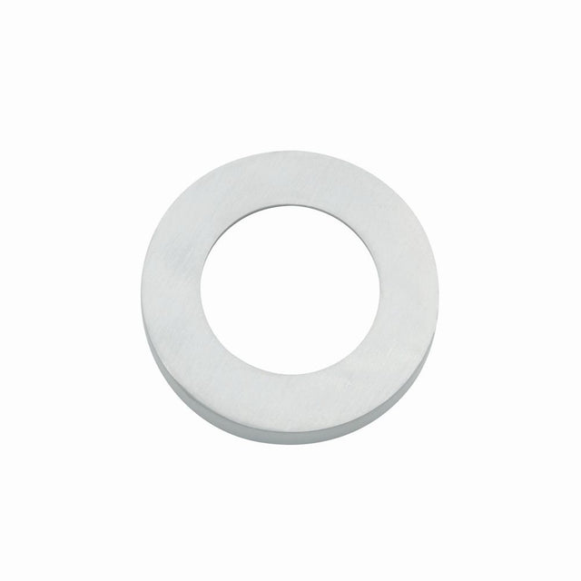 High quality image of the STANZA - Spare ZPZ Screw On Outer Roses - 2x Covers Only - Satin Chrome | Sku. zpzsrsc | available to order from Trade Door Handles.