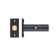 High quality image of the Zoo Hardware - Rack Bolt 61mm - Black | Sku. zrb02pcb | available to order from Trade Door Handles.