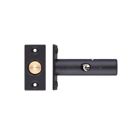 High quality image of the Zoo Hardware - Rack Bolt 61mm - Black | Sku. zrb02pcb | available to order from Trade Door Handles.