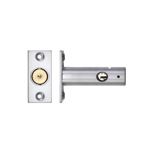 High quality image of the Zoo Hardware - Rack Bolt 61mm - Satin Chrome | Sku. zrb02sc | available to order from Trade Door Handles.