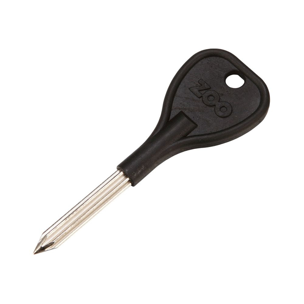 High quality image of the Zoo Hardware - Rack Bolt Key - 35mm - Black plastic head | Sku. zrbk01 | available to order from Trade Door Handles.