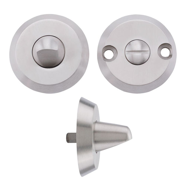 High quality image of the Zoo Hardware - Anti Ligature Turn & release Set - 8mm Spindle - Stain Stainless Steel | Sku. zs-al008-8-sss | available to order from Trade Door Handles.