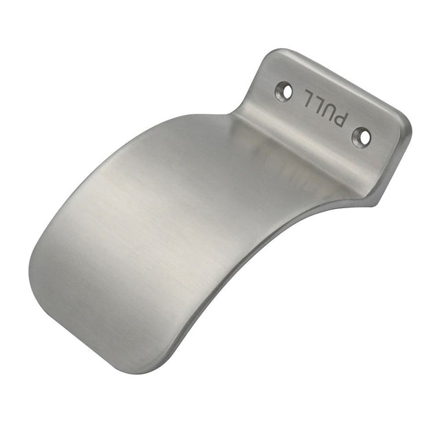 High quality image of the Zoo Hardware - Hands Free Pull Face Fixed - Casted Body Plain - Stain Stainless Steel | Sku. zs-hfp002cff-sss | available to order from Trade Door Handles.