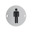 High quality image of the Zoo Hardware - Sex Symbol - Male - Satin Aluminium | Sku. zsa01sa | available to order from Trade Door Handles.