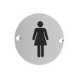 High quality image of the Zoo Hardware - Sex Symbol - Female - Satin Aluminium | Sku. zsa02sa | available to order from Trade Door Handles.