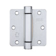 High quality image of the Zoo Hardware - Spring Hinge Plus Slave Pack - Radius - 3.5"x3.5"x2.5 - (Contains 2 Spring and 1 Unsprung Hinge) - Satin Chrome | Sku. zshpsc | available to order from Trade Door Handles.