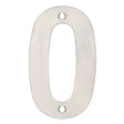 High quality image of the Zoo Hardware - Numerals - No 0 - 102mm - Stain Stainless Steel | Sku. zsn00bss | available to order from Trade Door Handles.
