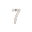 High quality image of the Zoo Hardware - Numerals - No 7 - 50mm - Stain Stainless Steel | Sku. zsn07ss | available to order from Trade Door Handles.