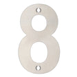 High quality image of the Zoo Hardware - Numerals - No 8 - 102mm - Stain Stainless Steel | Sku. zsn08bss | available to order from Trade Door Handles.