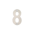 High quality image of the Zoo Hardware - Numerals - No 8 - 50mm - Stain Stainless Steel | Sku. zsn08ss | available to order from Trade Door Handles.