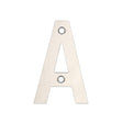 High quality image of the Zoo Hardware - Letter - A - 75mm - SSS | Sku. zsnass75 | available to order from Trade Door Handles.