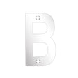 High quality image of the Zoo Hardware - Letter - B - 75mm - Polished Stainless Steel | Sku. zsnbps75 | available to order from Trade Door Handles.