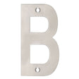 High quality image of the Zoo Hardware - Letter - B - 102mm - Stain Stainless Steel | Sku. zsnbss | available to order from Trade Door Handles.