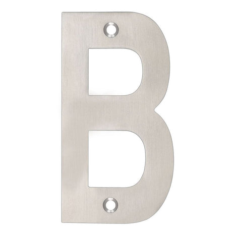 High quality image of the Zoo Hardware - Letter - B - 102mm - Stain Stainless Steel | Sku. zsnbss | available to order from Trade Door Handles.