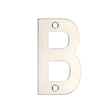 High quality image of the Zoo Hardware - Letter - B - 75mm - SSS | Sku. zsnbss75 | available to order from Trade Door Handles.