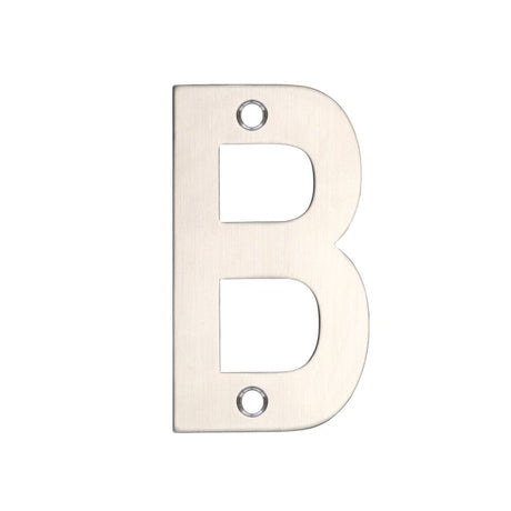 High quality image of the Zoo Hardware - Letter - B - 75mm - SSS | Sku. zsnbss75 | available to order from Trade Door Handles.