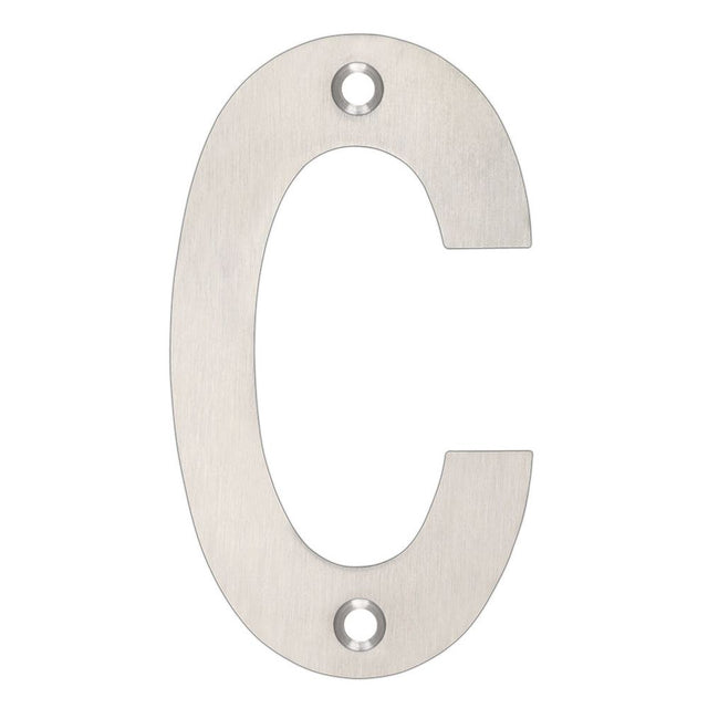 High quality image of the Zoo Hardware - Letter - C - 102mm - Stain Stainless Steel | Sku. zsncss | available to order from Trade Door Handles.