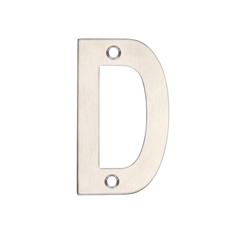 High quality image of the Zoo Hardware - Letter - D - 75mm - SSS | Sku. zsndss75 | available to order from Trade Door Handles.