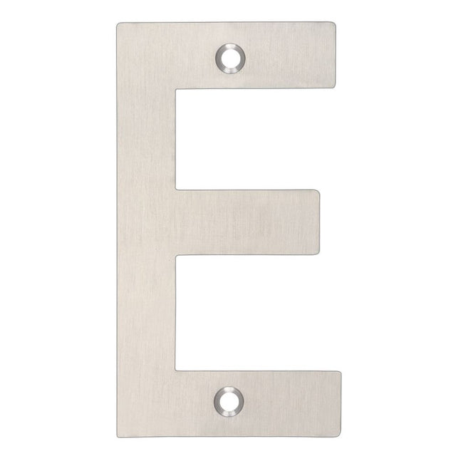 High quality image of the Zoo Hardware - Letter - E - 102mm - Stain Stainless Steel | Sku. zsness | available to order from Trade Door Handles.