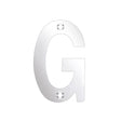 High quality image of the Zoo Hardware - Letter - G - 75mm - Polished Stainless Steel | Sku. zsngps75 | available to order from Trade Door Handles.