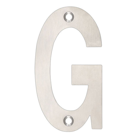 High quality image of the Zoo Hardware - Letter - G - 102mm - Stain Stainless Steel | Sku. zsngss | available to order from Trade Door Handles.