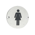 High quality image of the Zoo Hardware - Sex Symbol - Female - 76mm dia - Stain Stainless Steel | Sku. zss02ss | available to order from Trade Door Handles.