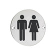 High quality image of the Zoo Hardware - Sex Symbol - Unisex - 76mm dia - Polished Stainless Steel | Sku. zss03ps | available to order from Trade Door Handles.