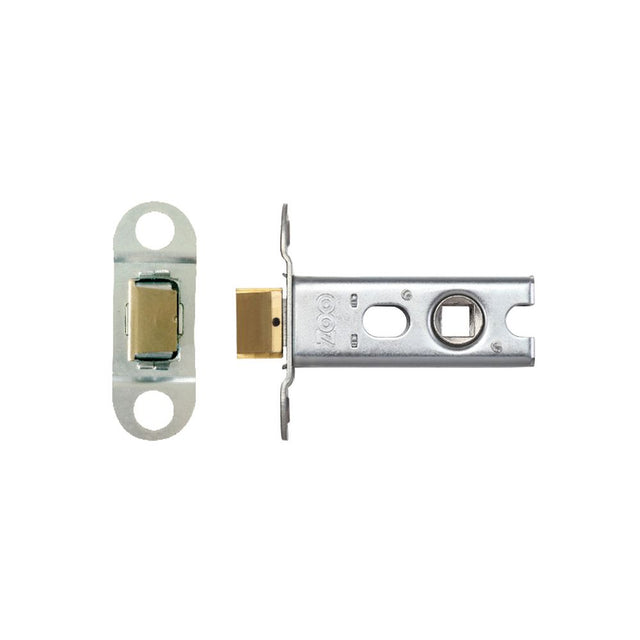 High quality image of the Zoo Hardware - Tubular Latch (Knobs) - Architectural 45* Travel 64mm- 1 way action BODIES ONLY | Sku. ztlka64bds | available to order from Trade Door Handles.