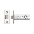 High quality image of the Zoo Hardware - Tubular Latch (Knobs) - Architectural 45* Travel 76mm C/W forend - Heavy Duty - Satin Stainless Steel | Sku. ztlka76hd | available to order from Trade Door Handles.