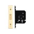 High quality image of the Zoo Hardware - 3 Lever Dead Lock - 64mm C/W Forend and Strike - PVD Brass | Sku. zukd364pvd | available to order from Trade Door Handles.
