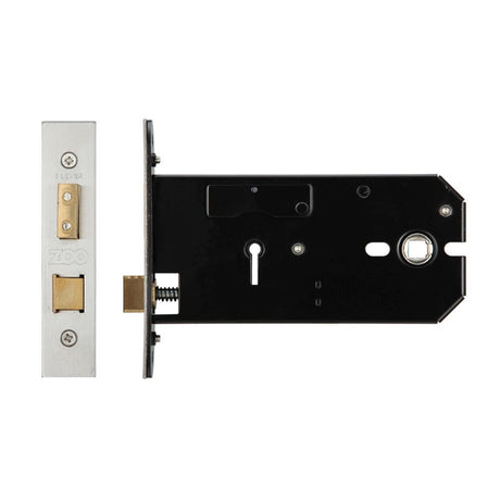 High quality image of the Zoo Hardware - 3 Lever Horizontal Lock - 152mm - Stain Stainless Steel | Sku. zukh3152ss | available to order from Trade Door Handles.