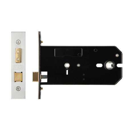 High quality image of the Zoo Hardware - Horizontal Lock - 152mm - Bathroom Version - Stain Stainless Steel | Sku. zukhb152ss | available to order from Trade Door Handles.