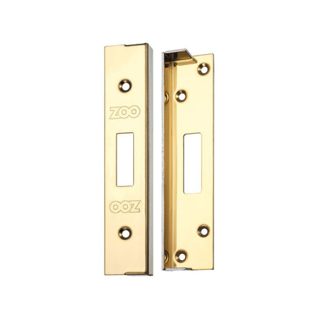 High quality image of the Zoo Hardware - Rebate Kit to Suit UK Dead Lock - 1/2" lock and striker - PVD Brass | Sku. zukr02pvd | available to order from Trade Door Handles.