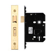 High quality image of the Zoo Hardware - 3 Lever Sash Lock - 76mm C/W Forend and Strike - PVD Brass | Sku. zuks376pvd | available to order from Trade Door Handles.
