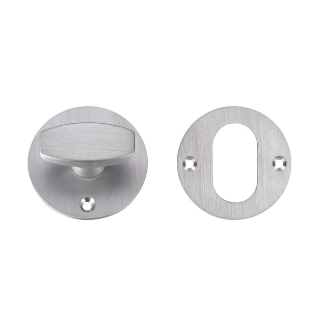 High quality image of the Zoo Hardware - Replacement Nightlatch Turn and Escutcheon - 45x2mm Rose - Satin Chrome | Sku. zurnltsc | available to order from Trade Door Handles.
