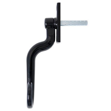 This is an image showing From The Anvil - Black Deluxe Monkeytail Espag - RH available from trade door handles, quick delivery and discounted prices