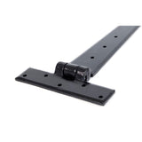 This is an image showing From The Anvil - Black 18" Penny End T Hinge (pair) available from trade door handles, quick delivery and discounted prices