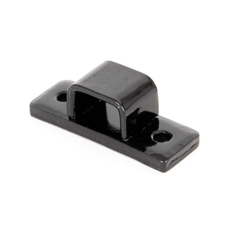 This is an image showing From The Anvil - Black Receiver Bridge for 6" Straight Bolt available from trade door handles, quick delivery and discounted prices